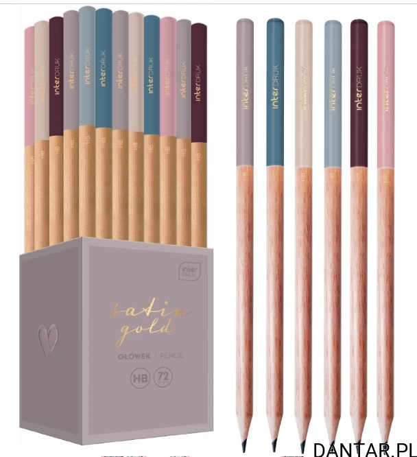 Ołówek HB satin gold Interdruk a1/72