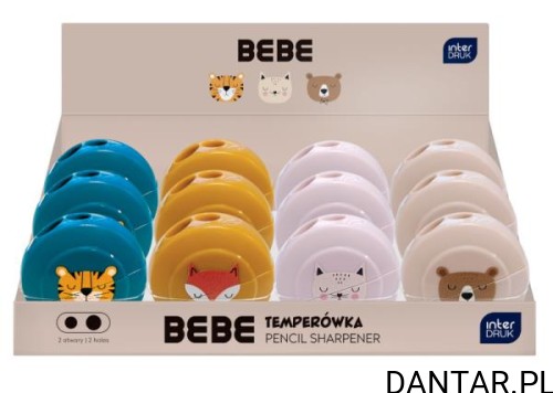 Temperówka podwójna z podajnikiem BEBE a1/12