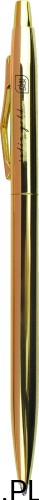 Długopis metalowy slim satin gold a1/24