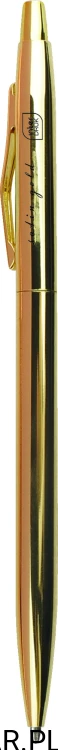 Długopis metalowy slim satin gold a1/24