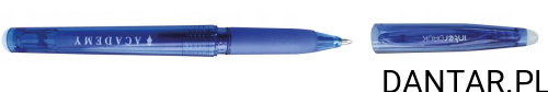 Długopis wymazywalny 0,7mm niebieski academy Interdruk a1/12