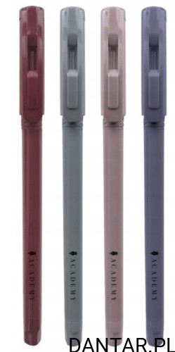 Długopis automatyczny 0,7mm niebieski metalowy Academy smooth Interdruk a1/24