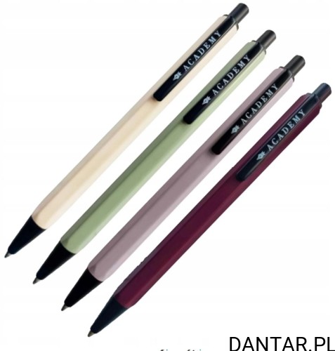 Długopis automatyczny 0,7mm niebieski metalowy Academy hex Interdruk a1/24