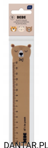 Linijka plastikowa 15cm bebe frends Interdruk a1