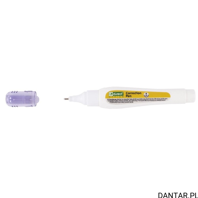 Korektor w długopisie 8ml D.rect a1/24