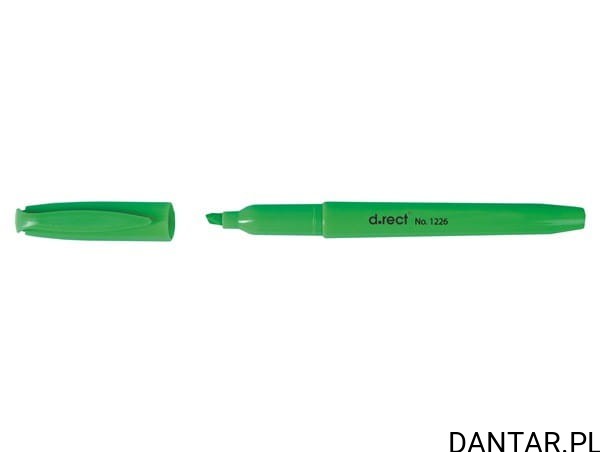 Zakreślacz zielony 1226 D.rect a1/12