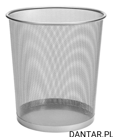 Kosz 12l na śmieci siatka srebrny D.rect