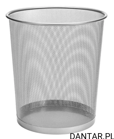 Kosz 12l na śmieci siatka srebrny D.rect