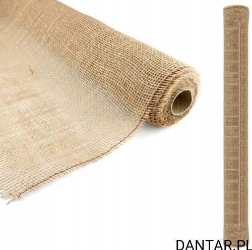 Zestaw jutowy wstążka 100x500cm + sznurek 2mm D.rect