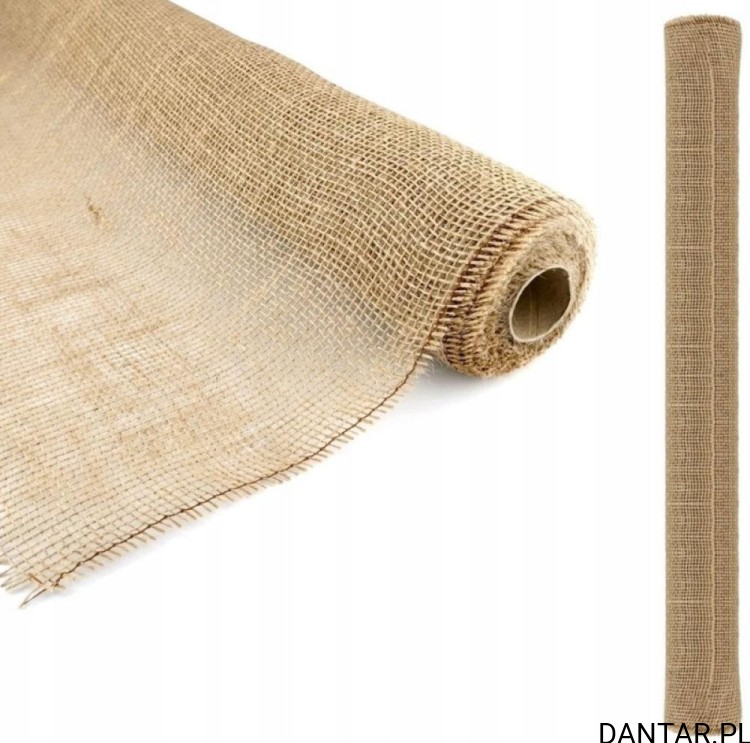 Zestaw jutowy wstążka 100x500cm + sznurek 2mm D.rect