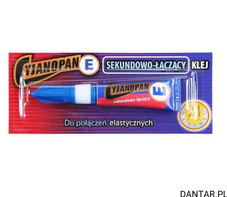 Klej cyjanopan E do elastycznych połączeń  a1/12