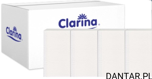 Serwetki 2-warstwowa białe 1/8 Clarina a250/12 5084