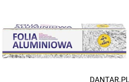 Folia aluminiowa 30cm Clarina kartonik 1kg  5505  a1/4