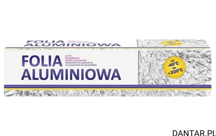 Folia aluminiowa 30cm Clarina kartonik 1kg  5505  a1/4