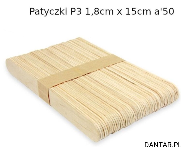 Patyczki p3 1,8cmx15cm a50