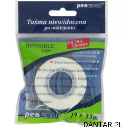 Taśma klejąca niewidoczna 19x33m