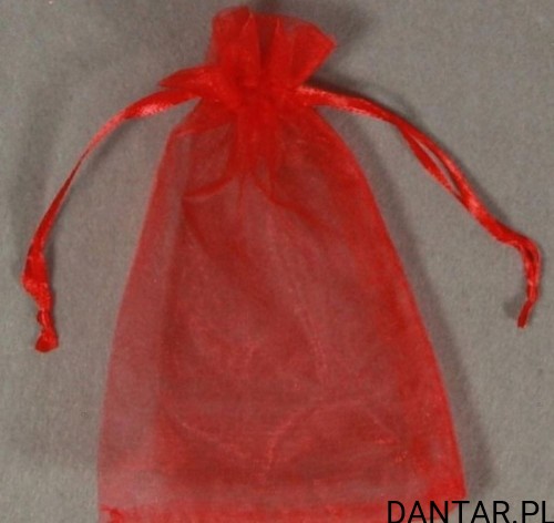Woreczki organzowe 10x15cm czerwone a10