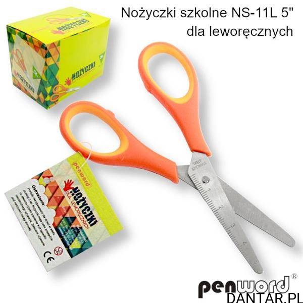 Nożyczki dla leworęcznych z podziałką PENWORD  /24