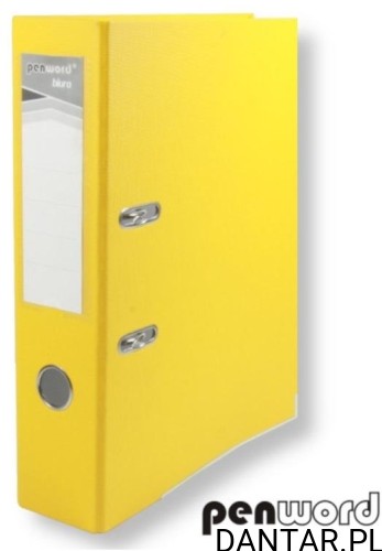 Segregator A4 7,5cm z okuciem żółty Penword a1/24
