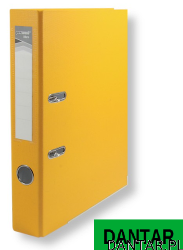 Segregator A4 5cm z okuciem żółty pastel Penword a1/24