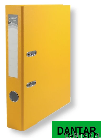 Segregator A4 5cm z okuciem żółty pastel Penword a1/24