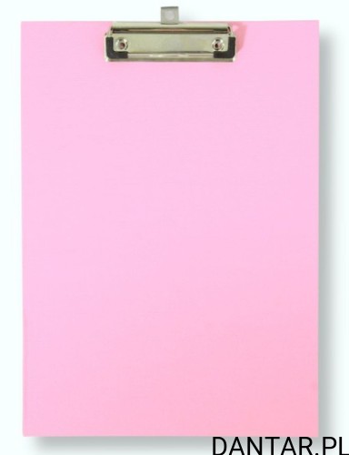 Deska clipboard a4 z klipem premium łososiowa