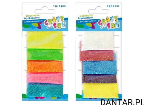 Brokat sypki mix kolor Craft Fun a5