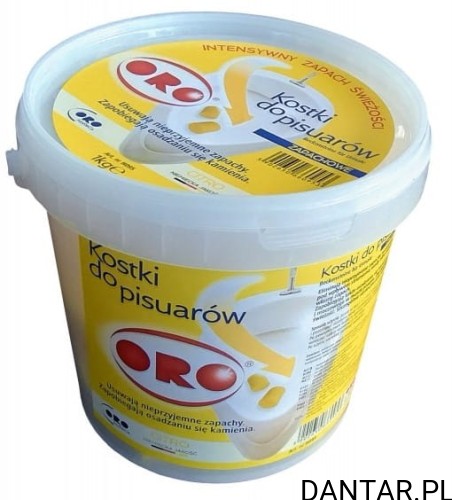 Kostki do pisuaru żółte Oro 1kg