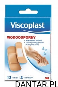 Plastry Viscoplast wodoodporny 12szt 2 rodzaje  a1/14
