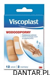 Plastry Viscoplast wodoodporny 12szt 2 rodzaje  a1/14