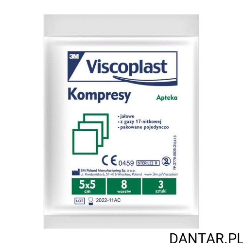Kompresy jałowe 5x5cm a3/20
