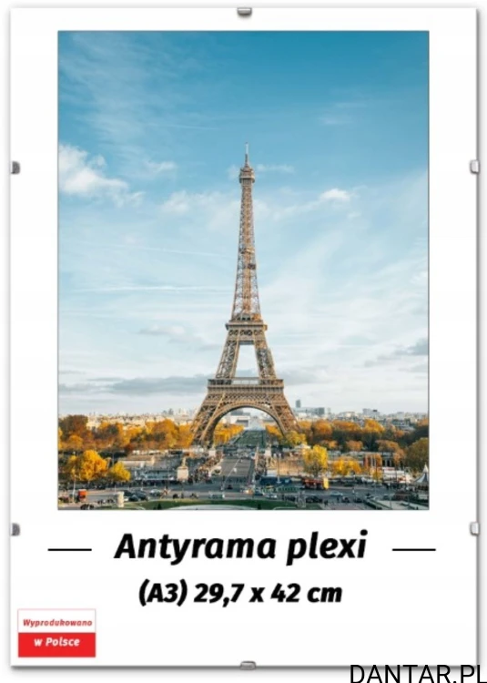 Antyrama 29,7x42 A3 plexi