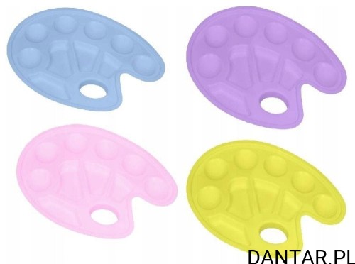 Paletka do mieszania farb pastelowa Otocki a1/5