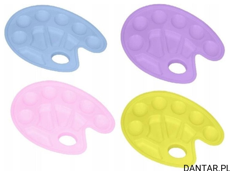 Paletka do mieszania farb pastelowa Otocki a1/5