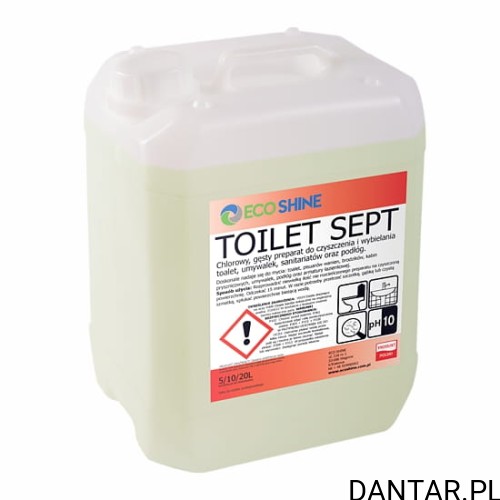 Eco shine Toilet Sept 5l do czyszczenia i wybielania sanitariatów
