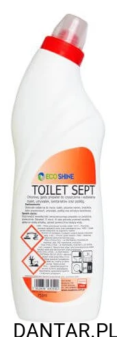 Eco Shine 750ml toilet sept do czyszczenia i wybielania sanitariatów a1/20