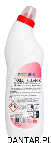 Eco Shine 750ml toilet cleaner do mycia, odkamieniania a1/20