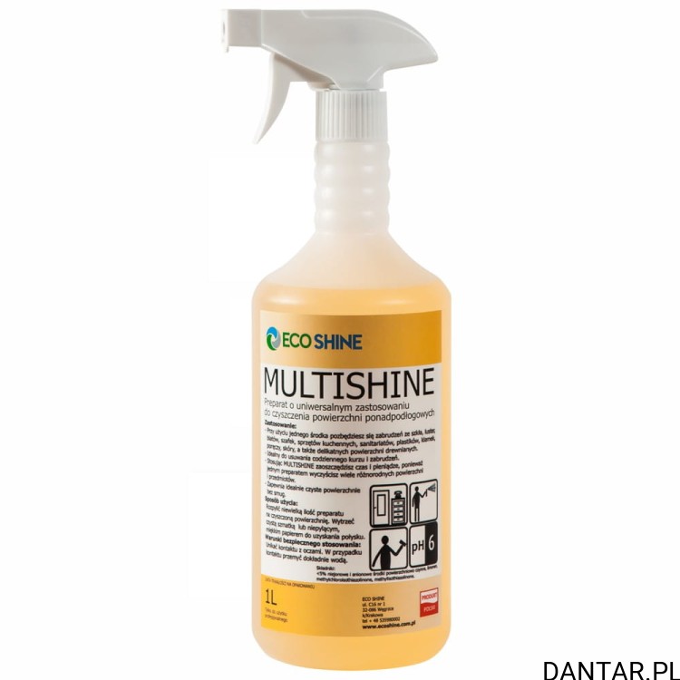 Eco Shine 1l multishine do czyszczenia powierzchni ponadpodłogowych a1/12