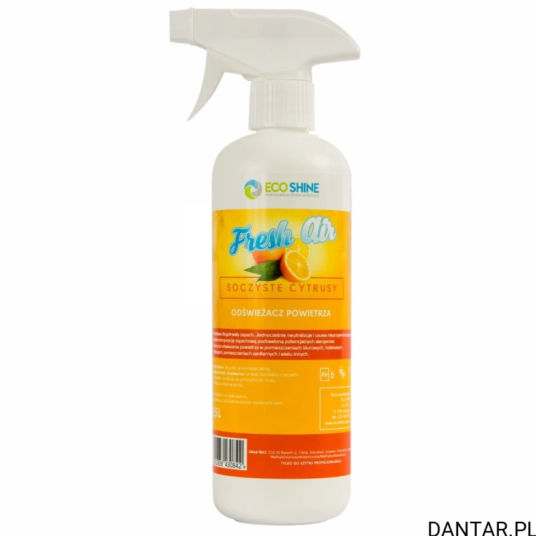 ECO SHINE Fresh Air soczyste cytrusy 0,5l odświeżacz powietrza 