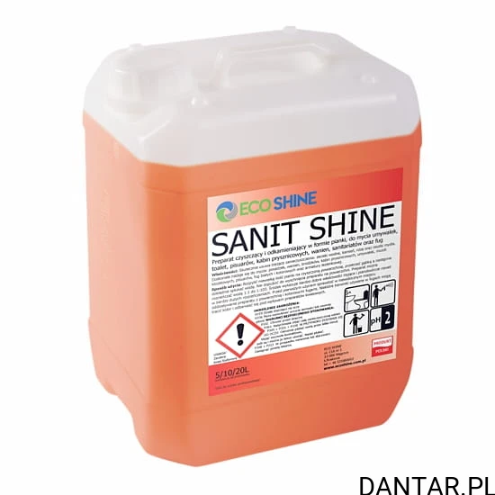 Eco Shine 5l sanit shine do mycia i odkamieniania sanitariatów i łazienek  a1