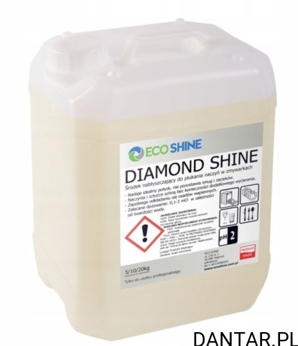 Eco Shine 5l diamond shine nabłyszczacz do zmywarek a1