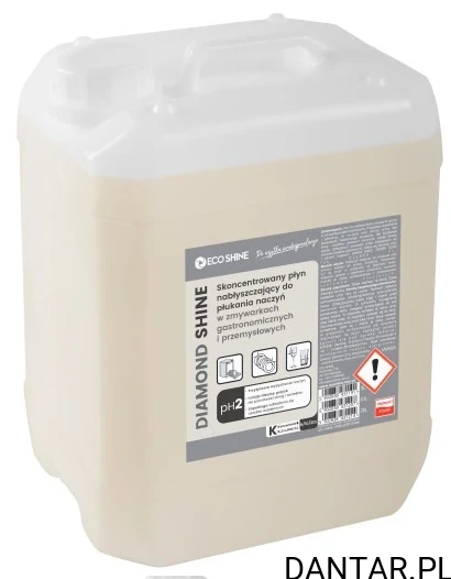 Eco Shine 10kg diamond shine nabłyszczacz do zmywarek a1