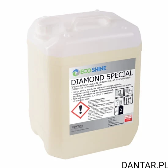 Exo Shine 20kg diamond special nabłyszczacz do zmywarek 