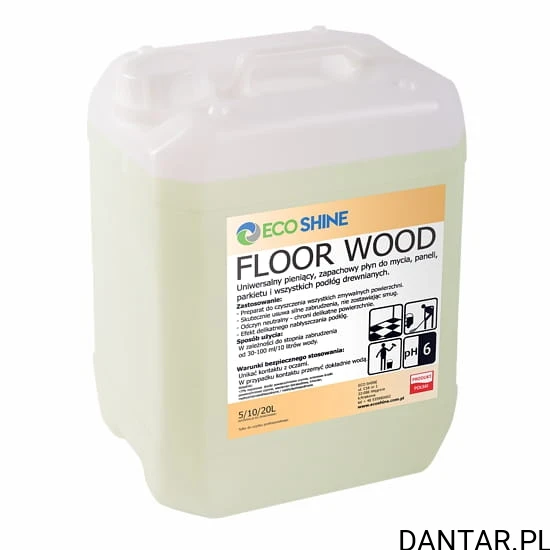 Eco Shine 5l floor wood do mycia paneli, parkietu i drewna a1