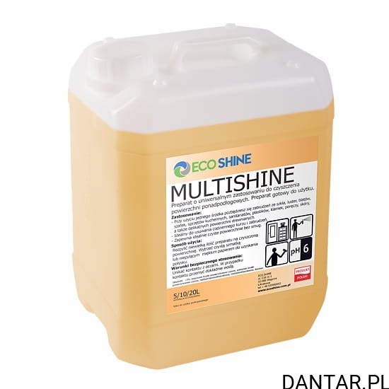 Eco Shine 5l multishine do czyszczenia powierzchni ponadpodłogowych 