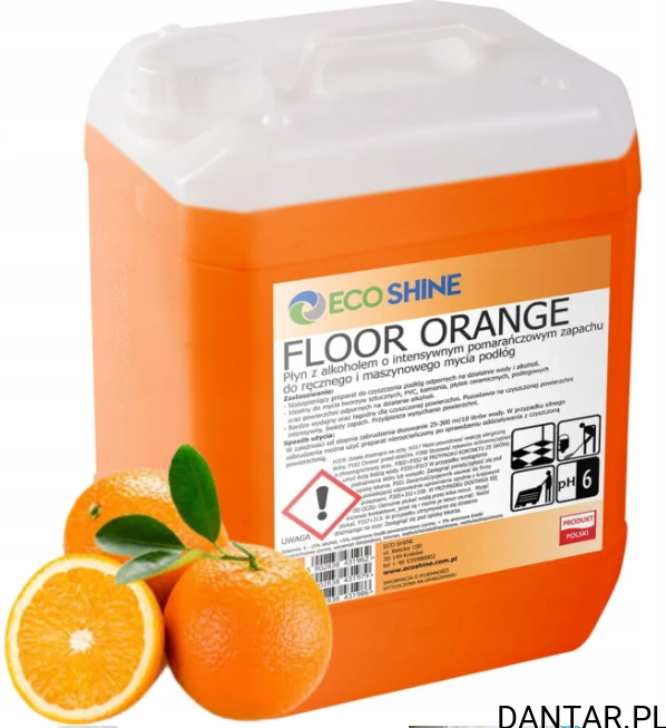 Eco Shine 5l floor orange do mycia podłóg ręcznego i automatycznego  a1