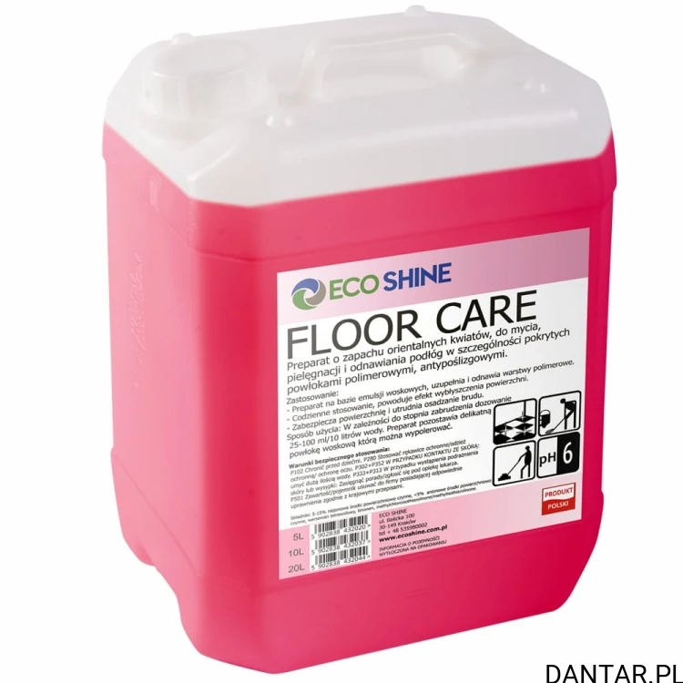 Eco Shine 5l floor care do mycia i nabłyszczania podłóg orientalny  a1