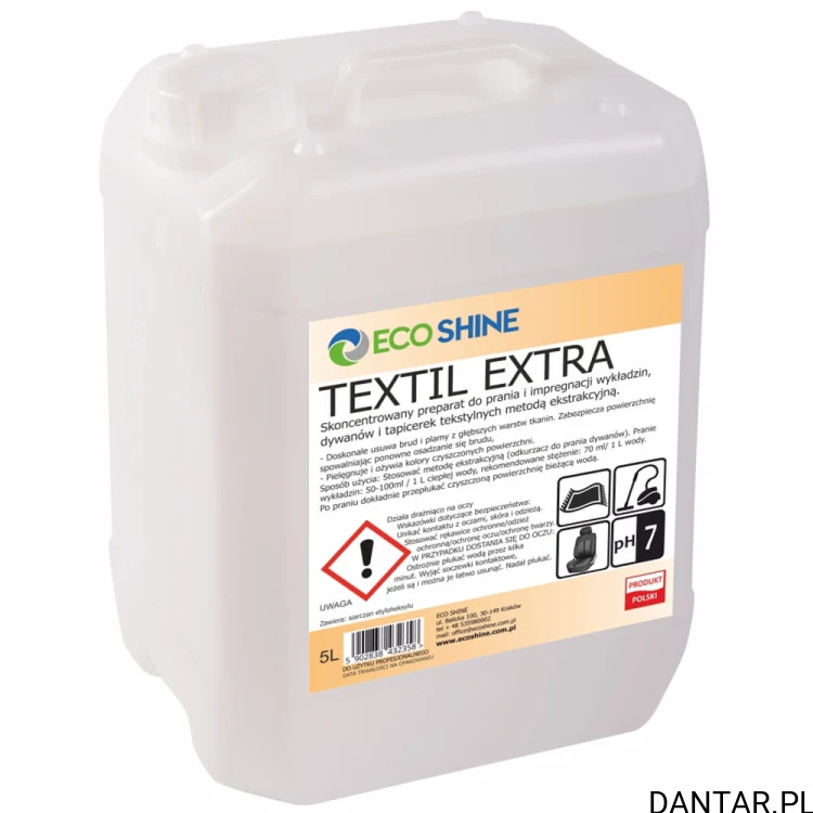 Eco Shine 5l textil extra do prania i impregnacji a1