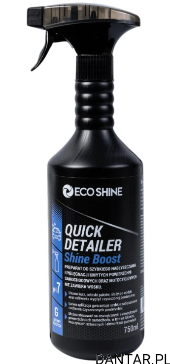 Eco Shine 750ml quick detailer shine boost a1/6
