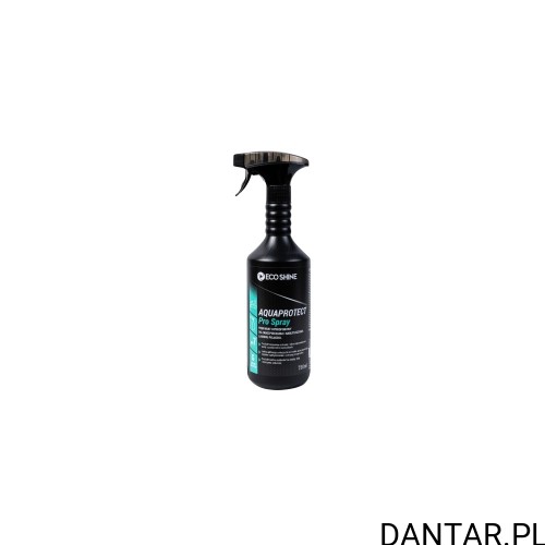 Eco Shine Aqua Protect Pro Spray, pojedyncza czarna butelka 750 ml ze spryskiwaczem